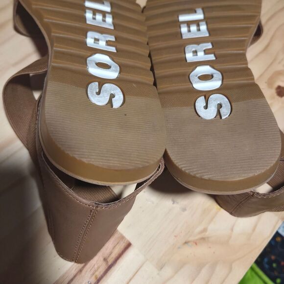 Sorel Ella III Slingback Sandals Women Sorel Tan Sandals